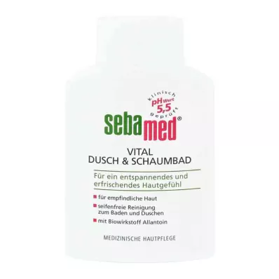 SEBAMED Vital dusj + skumbad, 200 ml