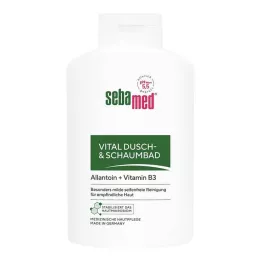 SEBAMED Vital dusj + skumbad, 400 ml