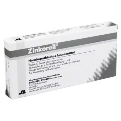 ZINKORELL Ampuller, 10X1 ml ZINKORELL Ampuller, 10X1 ml