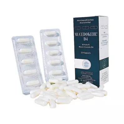 MUCEDOKEHL D 4 kapsler, 20 kapsler