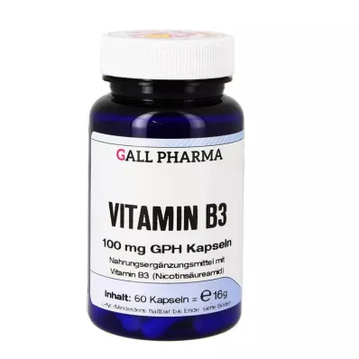 VITAMIN B3 100 mg GPH Kapsler, 60 stk