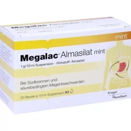 MEGALAC Almasilat mintsuspensjon, 20X10 ml