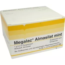 MEGALAC Almasilat mintsuspensjon, 50X10 ml