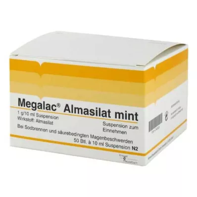 Megalac Almasilat myntesuspensjon, 50x10 ml