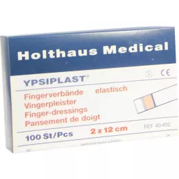 FINGERVERBAND Ypsiplast 2x12 cm elastisk skinn, 100 stk