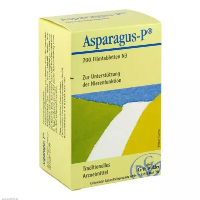 ASPARAGUS P Filmdrasjerte tabletter, 200 stk