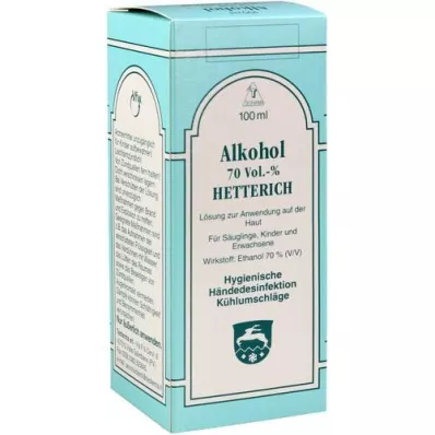 ALKOHOL 70 % V/V Hetterich, 100 ml