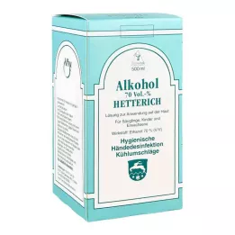 ALKOHOL 70 % V/V Hetterich, 500 ml