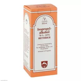 ISOPROPYLALKOHOL 70 % V/V Hetterich, 200 ml