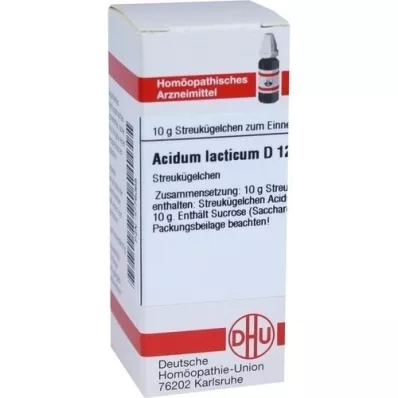 ACIDUM LACTICUM D 12 globuler, 10 g
