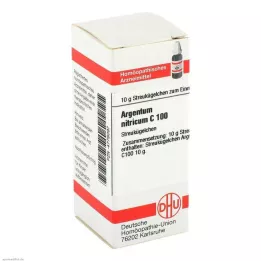 ARGENTUM NITRICUM C 100 globuler, 10 g
