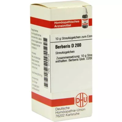 BERBERIS D 200 globuler, 10 g BERBERIS D 200 globuler, 10 g