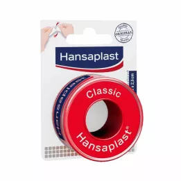 HANSAPLAST Klassisk fikseringspuss 2,5 cm x 5 m, 1 stk