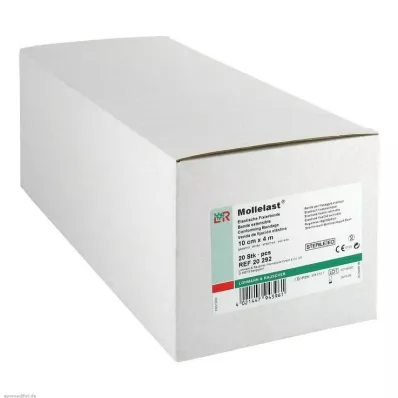 MOLLELAST Bandasjer 10 cmx4 m sterilt enkeltpakket, 20 stk