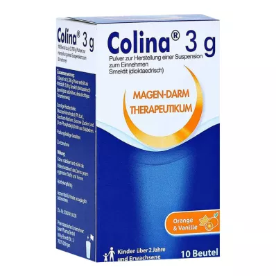 COLINA pose 3 g pulver til suspensjon, 10 stk COLINA pose 3 g pulver til suspensjon, 10 stk