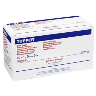 TOPPER Slit Compr.5x5 cm steril, 20X5 stk