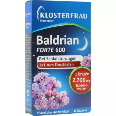 KLOSTERFRAU Baldr.forte 600 Nervenruh üb.Tabl., 30 stk