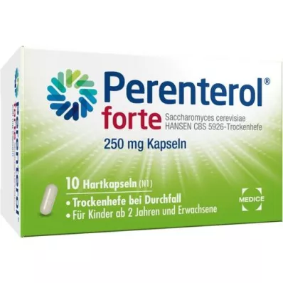 PERENTEROL forte 250 mg kapsler, 10 stk