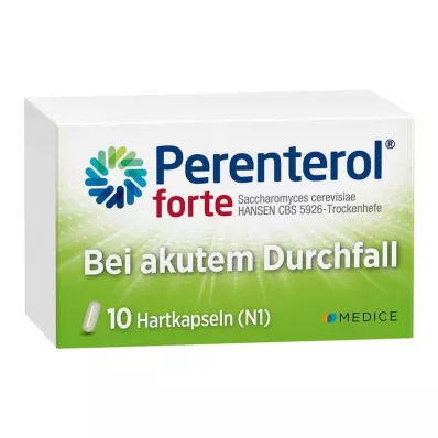 PERENTEROL forte 250 mg kapsler, 10 stk PERENTEROL forte 250 mg kapsler, 10 stk