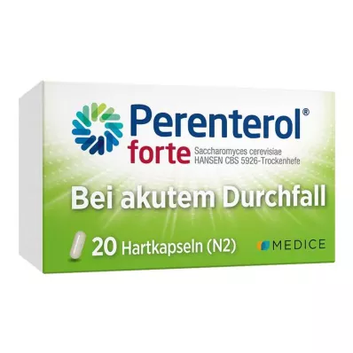 PERENTEROL forte 250 mg kapsler, 20 stk PERENTEROL forte 250 mg kapsler, 20 stk