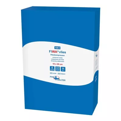 VLIESKOMPRESSEN 10x20 cm usteril 6x, 100 stk