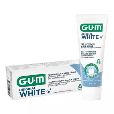 GUM Original White tannkrem, 75 ml