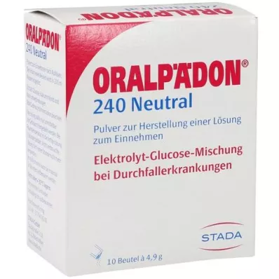 ORALPÄDON 240 nøytrale pulverposer, 10 stk