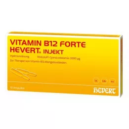 VITAMIN B12 HEVERT forte injeksjonsampuller, 10X2 ml
