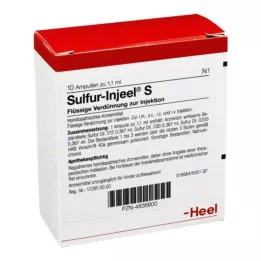 SULFUR INJEEL S Ampuller, 10 stk
