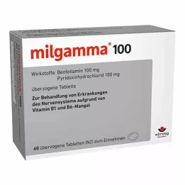 MILGAMMA 100 mg belagte tabletter, 60 stk