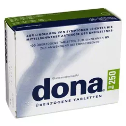 DONA 250 mg belagte tabletter, 100 stk