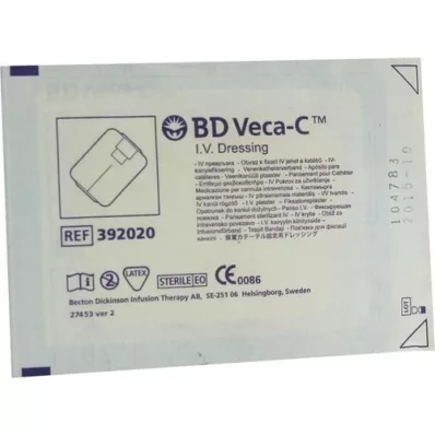 BD VECA-C Kateterfikseringsbandasje 6x7,5 cm med vindu, 1 stk