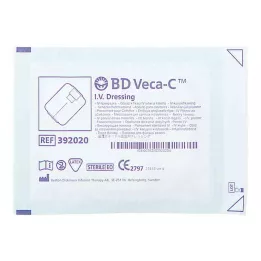 BD VECA-C Kateterfikseringsbandasje 6x7,5 cm med vindu, 1 stk