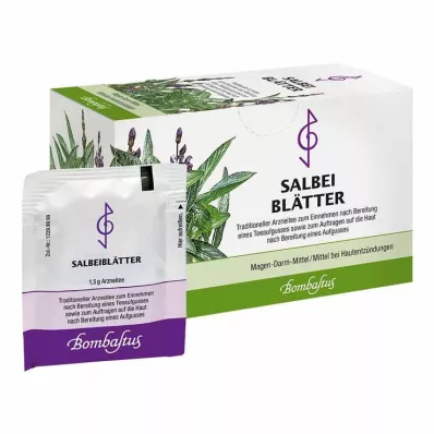 SALBEIBLÄTTER Te-filterpose, 20X1,5 g SALBEIBLÄTTER Te-filterpose, 20X1,5 g
