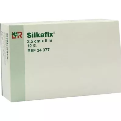 SILKAFIX Klebepuss 2,5 cmx5 m pappkjerne, 12 stk