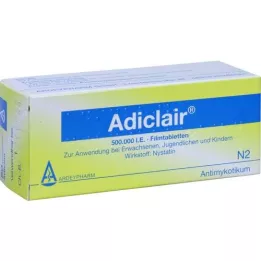 ADICLAIR Filmdrasjerte tabletter, 50 stk