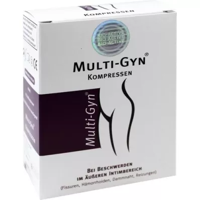 MULTI-GYN Kompresser for velvære i analområdet, 12 stk