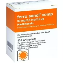 FERRO SANOL komp. Hard caps.w.msr.overz.pellets, 50 stk