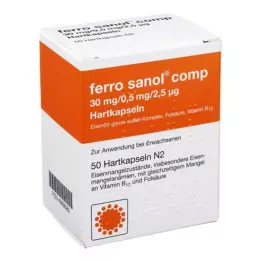FERRO SANOL komp. Hard caps.w.msr.overz.pellets, 50 stk