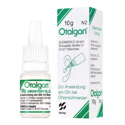 OTALGAN Øredråper, 10 g OTALGAN Øredråper, 10 g