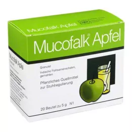 MUCOFALK Eplegranulat.til.fremstilling.av.en.suspensjon.til.bruk.i.poser, 20 stk