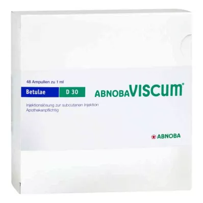 ABNOBAVISCUM Betulae D 30 ampuller, 48 stk