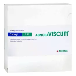 ABNOBAVISCUM Crataegi D 20 ampuller, 48 stk