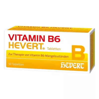 VITAMIN B6 HEVERT tabletter, 50 stk