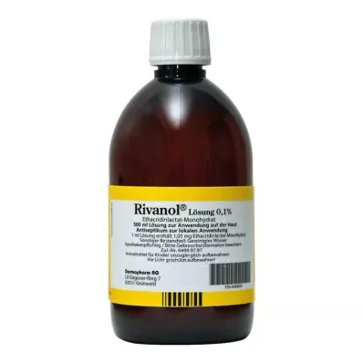 RIVANOL Løsning 0,1 %, 500 ml