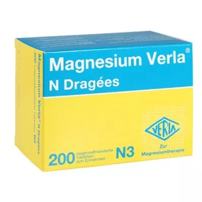 MAGNESIUM VERLA N Belagte tabletter, 200 stk