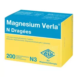 MAGNESIUM VERLA N Belagte tabletter, 200 stk