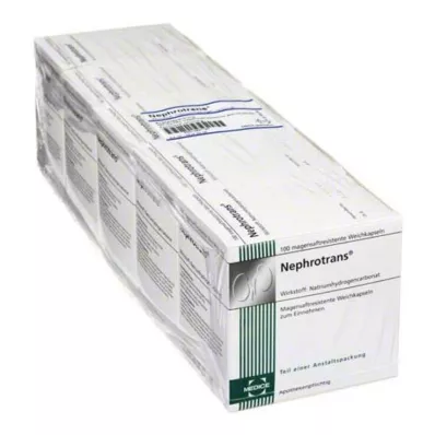 NEPHROTRANS magsaftresistente kapsler, 5X100 stk