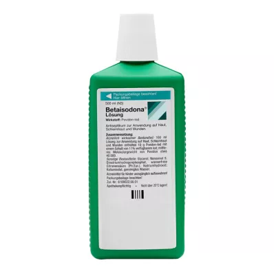 BETAISODONA Løsning, 500 ml BETAISODONA Løsning, 500 ml