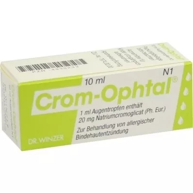 CROM-OPHTAL Øyedråper, 10 ml